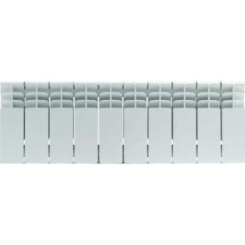 SRB-3310-020009 TITAN 200 9 секций радиатор биметаллический боковое подключение (белый RAL 9016) STOUT