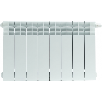 SRB-3320-035004 TITAN VENTIL 350 4 секции радиатор биметаллический нижнее правое подключение (белый RAL 9016) STOUT