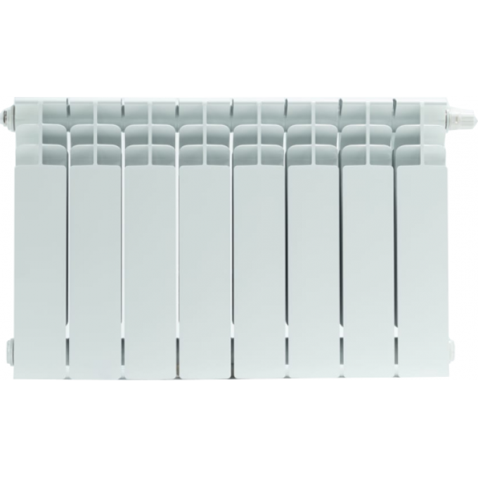 TITAN VENTIL 350 4 секции радиатор биметаллический нижнее правое подключение (белый RAL 9016) STOUT SRB-3320-035004