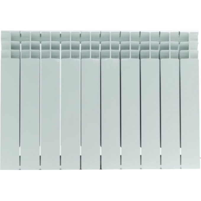 TITAN VENTIL 500 6 секций радиатор биметаллический нижнее правое подключение (белый RAL 9016) STOUT SRB-3320-050006